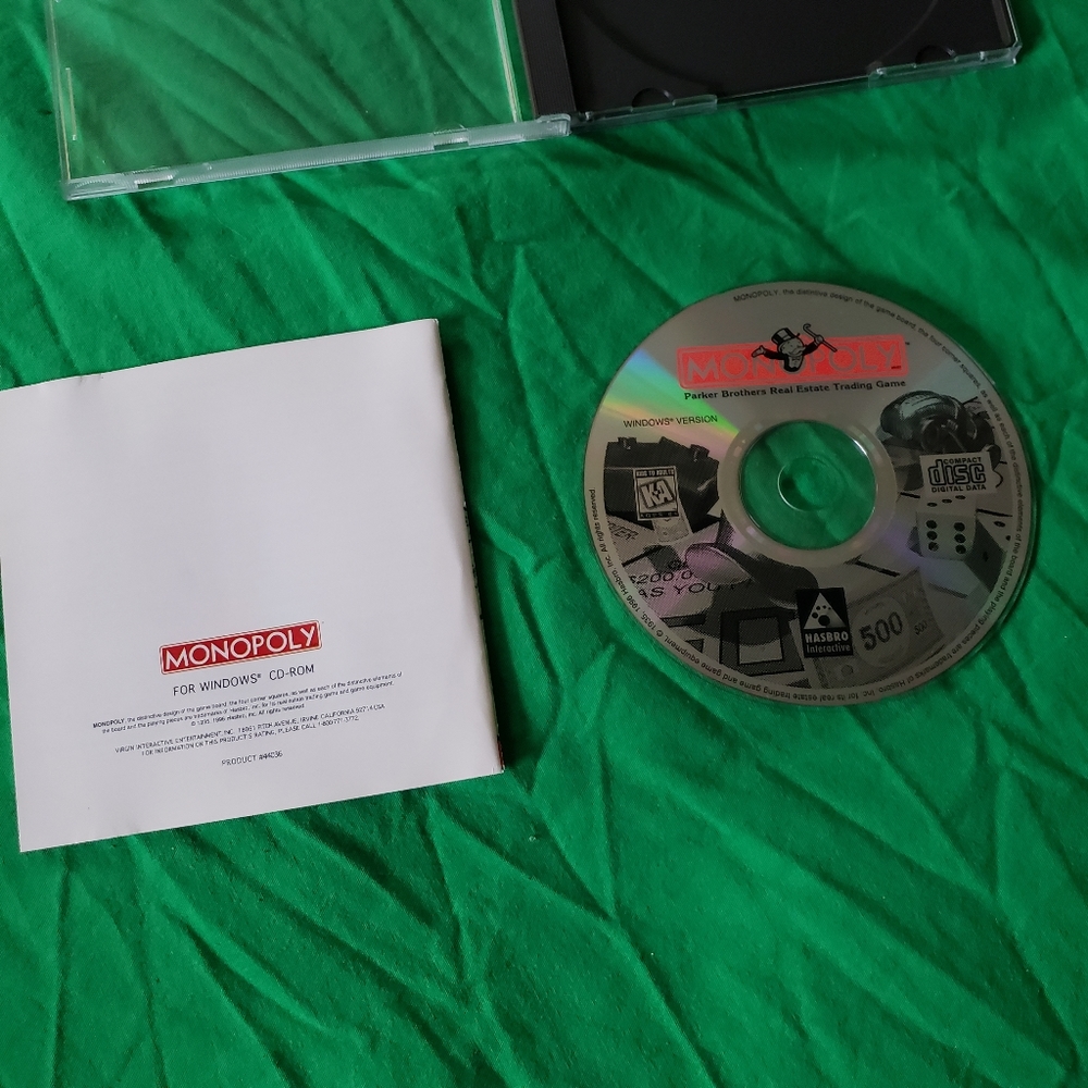 Hasbro Interactive MONOPOLY 1997 Windows PC Computer Game CD-ROM - Picture 3 of 5